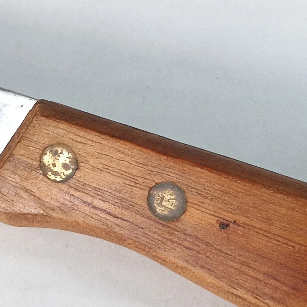 Yorkville Magic Frozen Food Knife Vintage Stainless Steel Hardwood Handle Japan